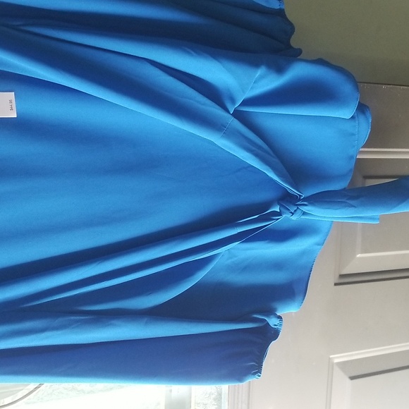 NWT New York And Company Blue Women's blouse - Picture 6 of 9